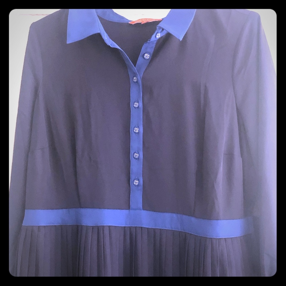 ModCloth blue Two-tone Dress
